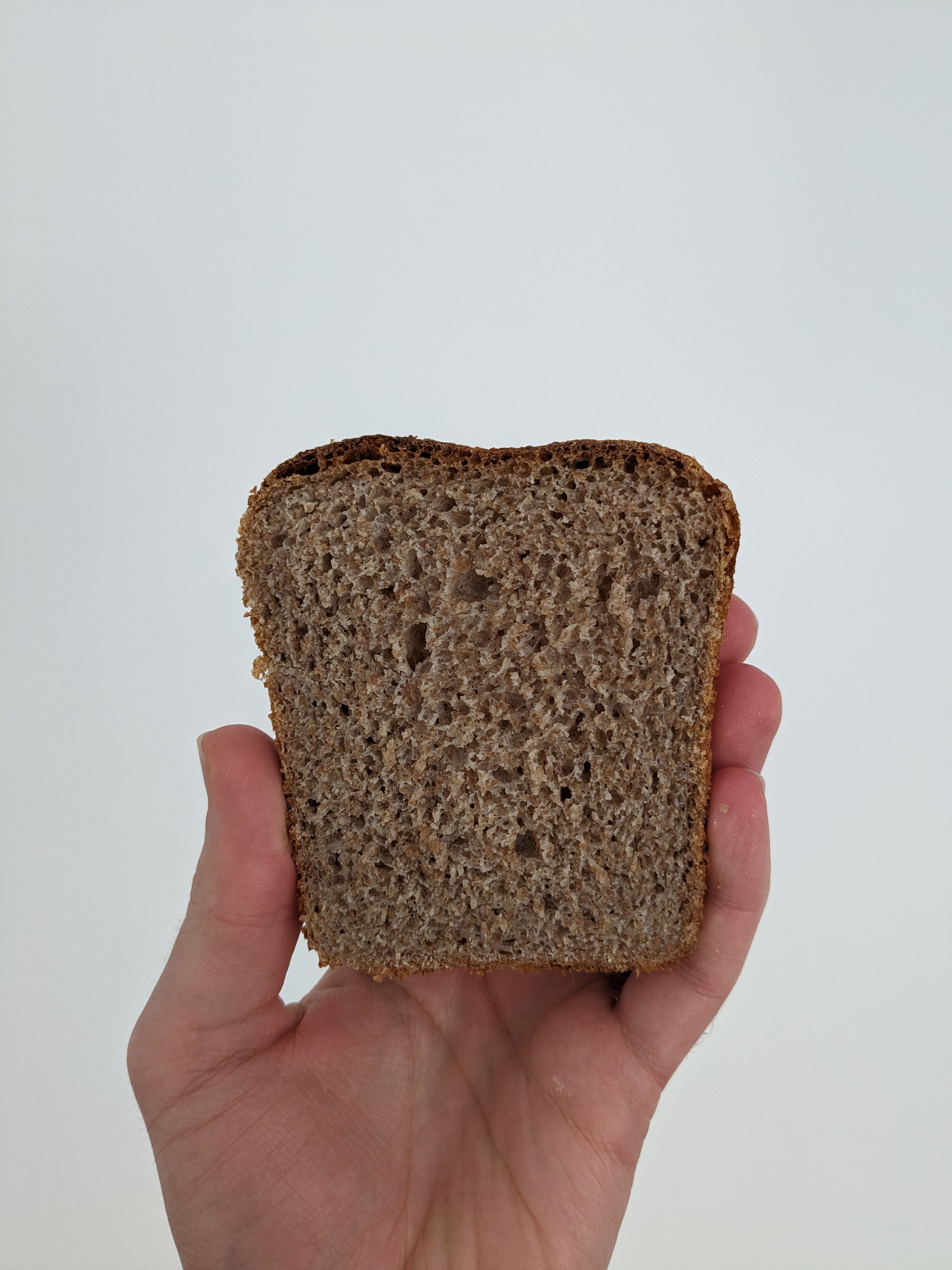A slice of the bread