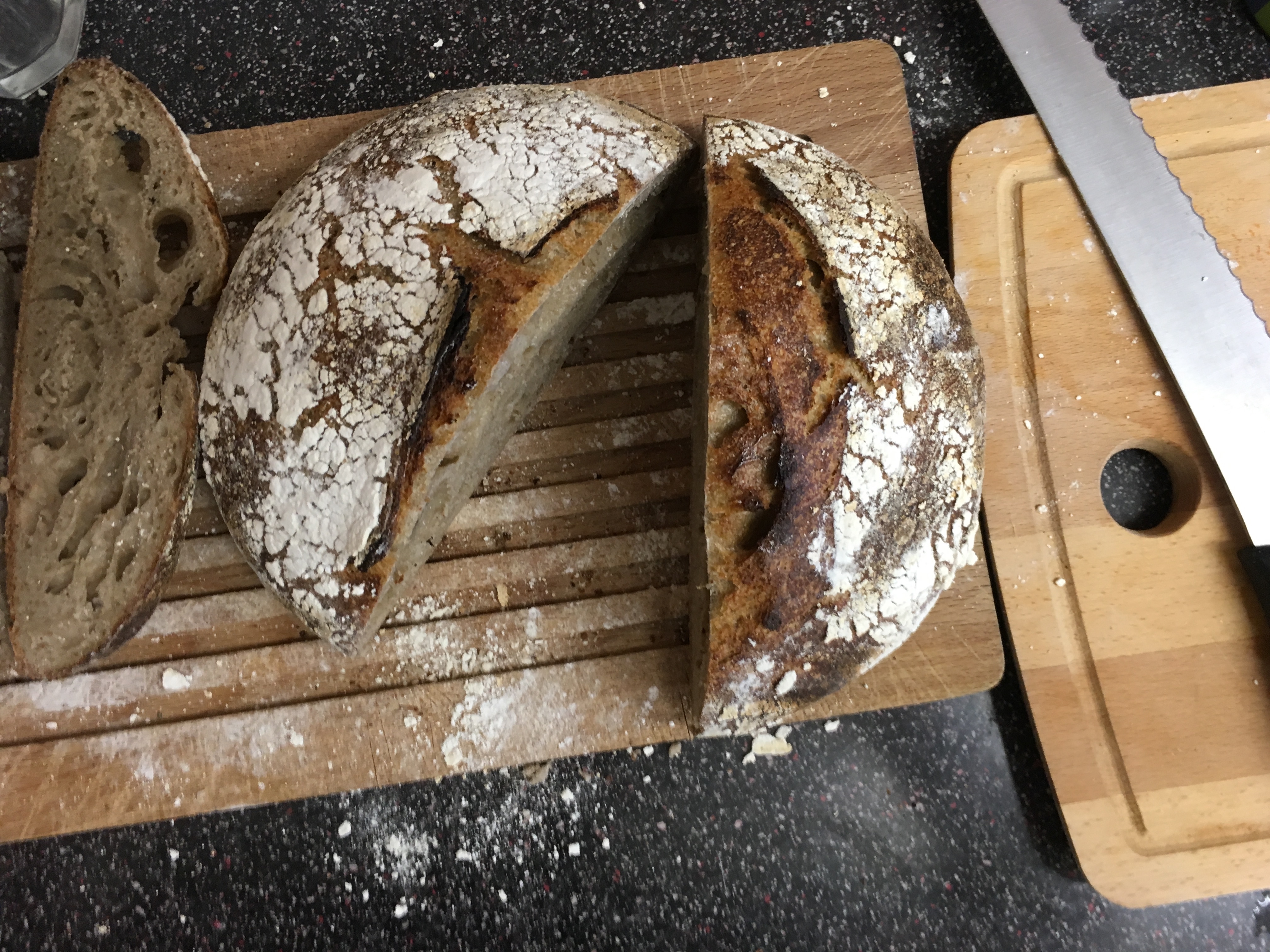 An image of a bread called “First Country Rye (Tartine)”