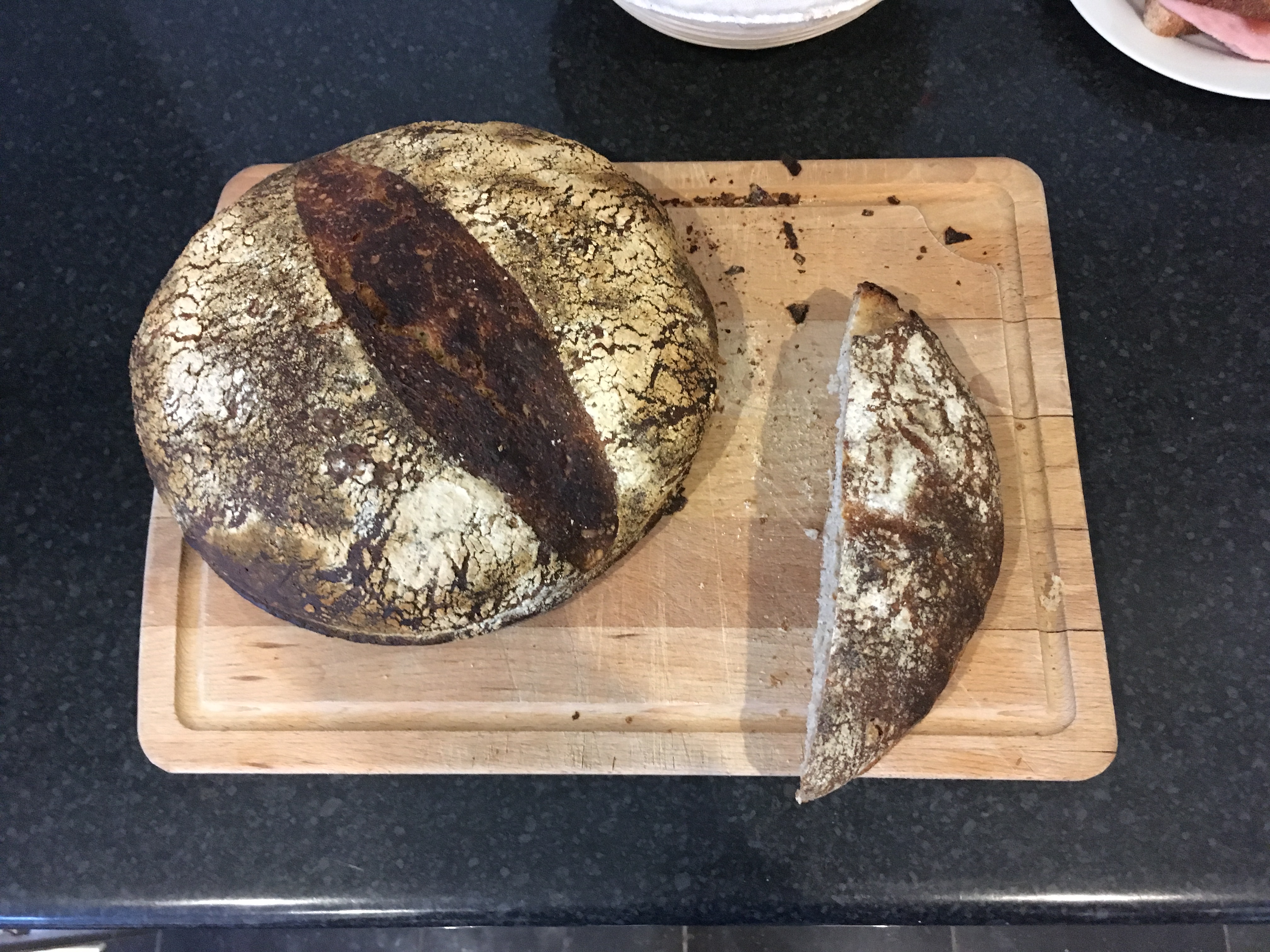An image of a bread called “Lodge Sourdough”
