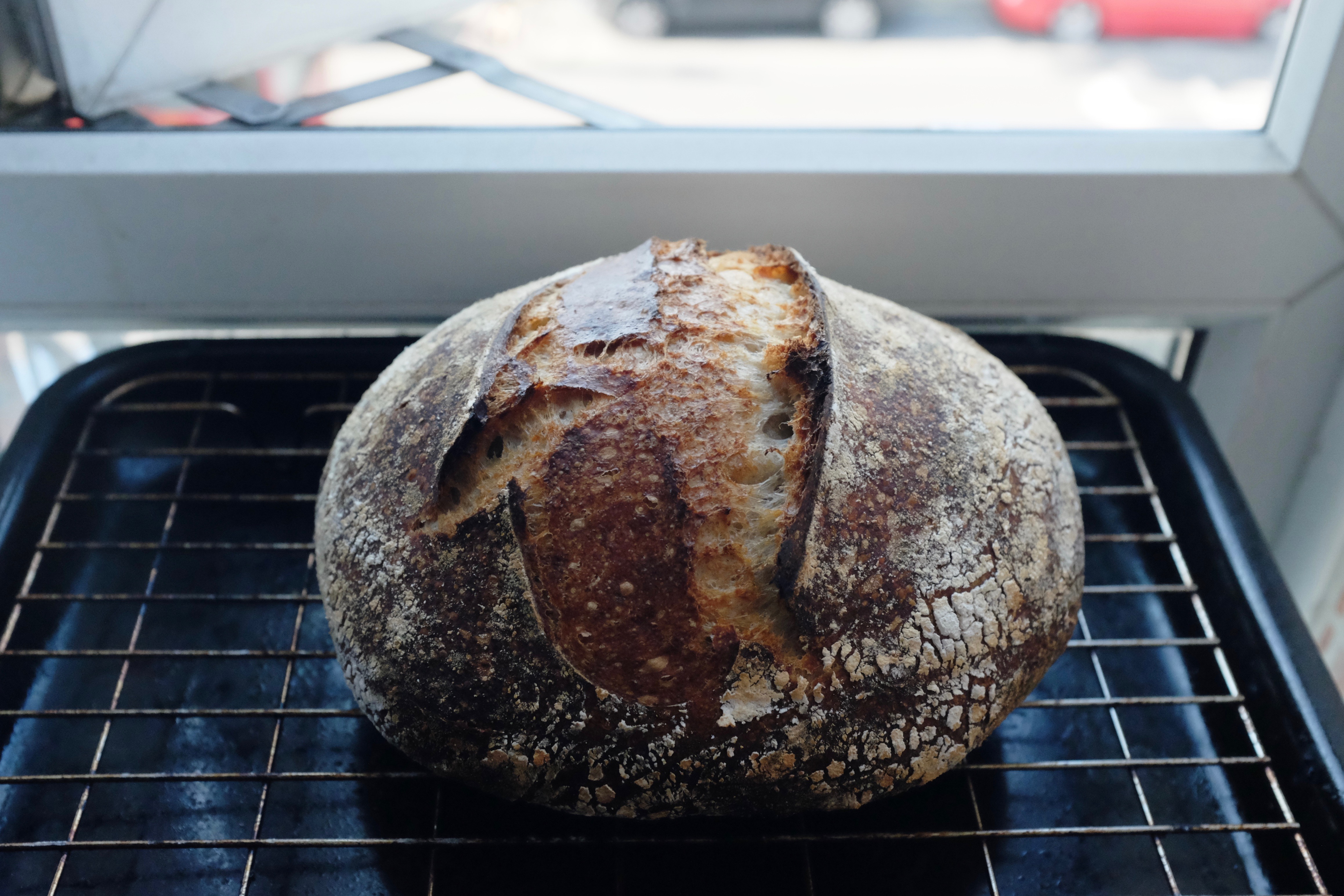 An image of a bread called “Tartine Country Bread”